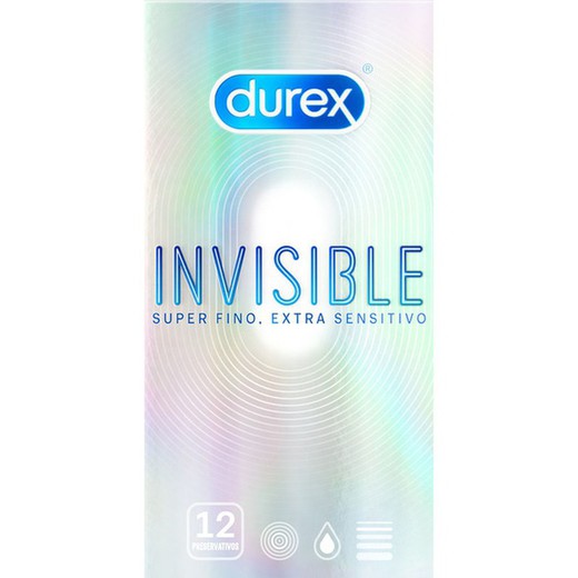 Durex Invisible 12 Preservativos