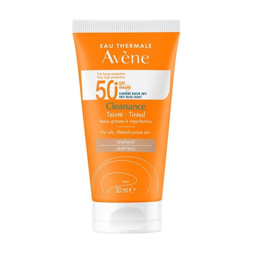 Eau Thermale Avène Cleanance Solar facial Spf 50+ Color 50ml