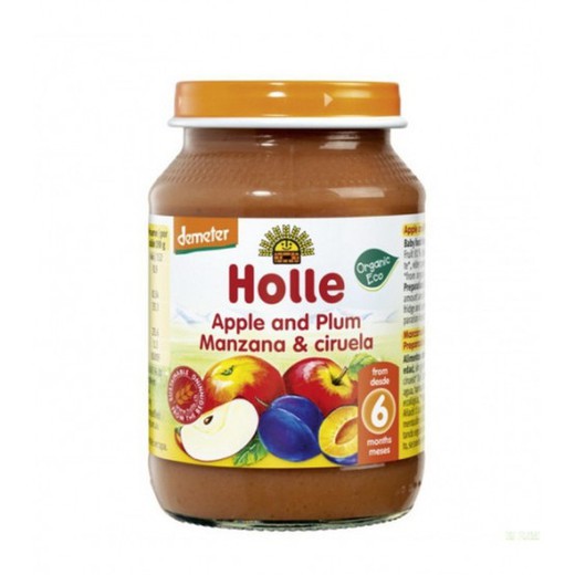 Holle Potito Manzana y Ciruela 190gr