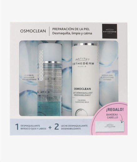 Institut Esthederm Prepara tu piel con Osmoclean. Desmaquilla, limpia y calma.