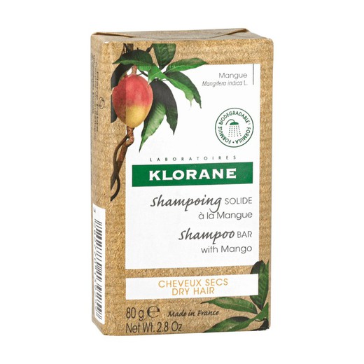 Klorane champu solido mango 80g