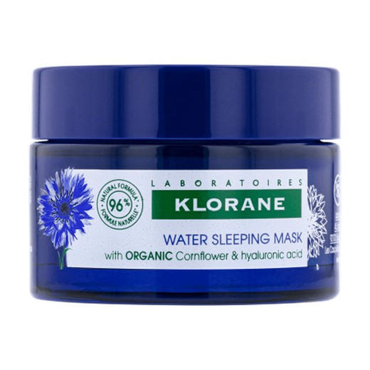 Klorane Crema facial hidratante de noche al Aciano Bio
