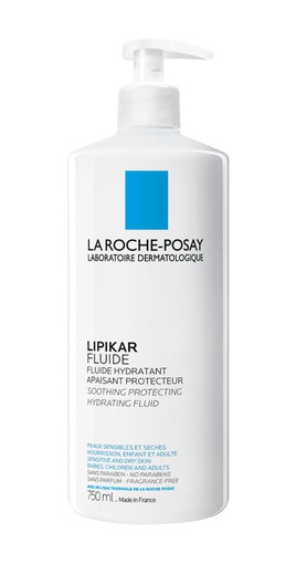 La Roche-Posay Lipikar  Fluido Hidratante Corporal Piel Normal/Seca 750ml