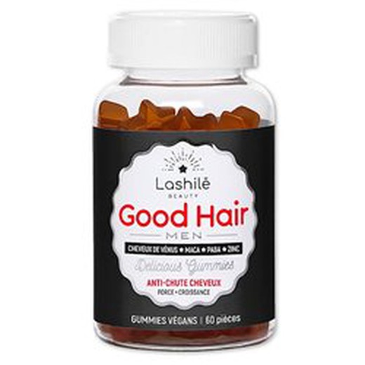 Lashile Good Hair Pérdida de cabello para hombre 60 Gominolas