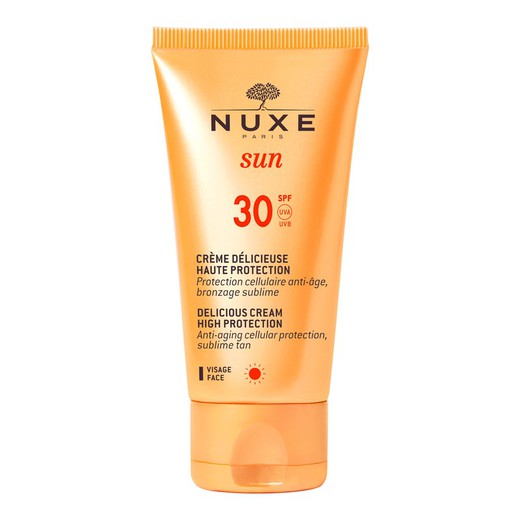 Nuxe Sun Crema facial deliciosa alta protección SPF30 50ml