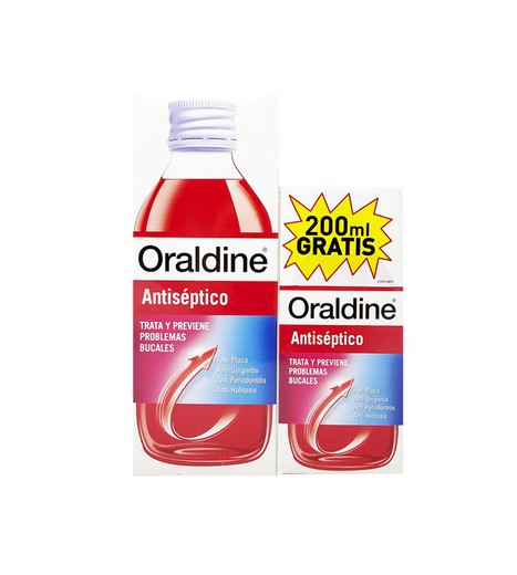 Oraldine Antiséptico 400ml+ 200ml gratis