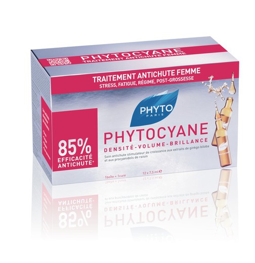 Phyto Phytocyane Anticaida Mujer 12 amp