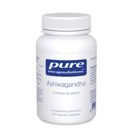 PURE Encapsulations Ashwagandha 60 cápsulas 41g