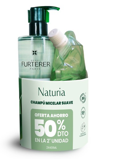 Rene Furterer Pack Champú mas recarga Natura 400ml+400ml