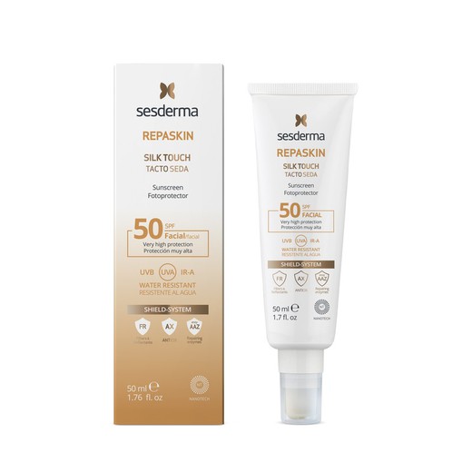 Repaskin Fotoprotector spf 50 facial tacto seda