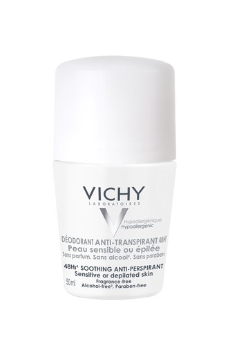 Vichy Desodorante Bola Reguladora Piel Sensible 48H