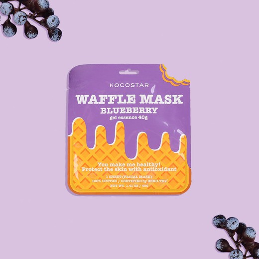 Waffle Mask Blueberry (Arándanos)