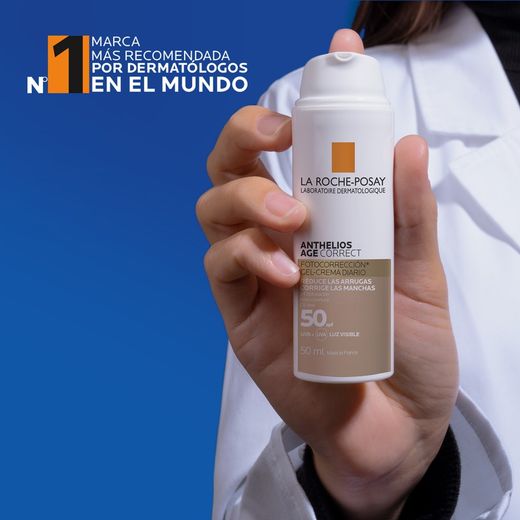La Roche Posay Anthelios Age Correct Spf50 Con Color Gel-Crema Fotocorrección