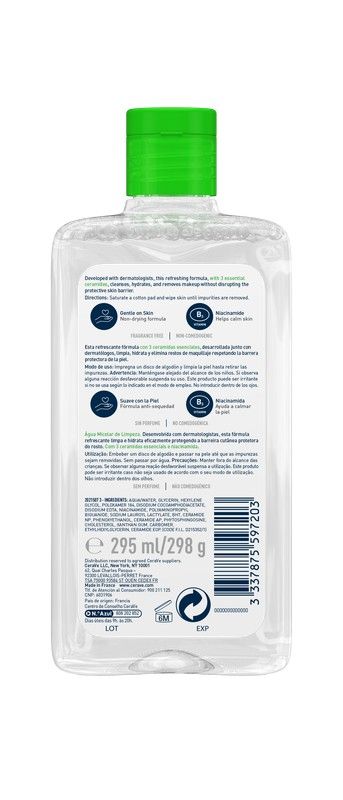 Cerave Agua Micelar Limpiadora 295ml