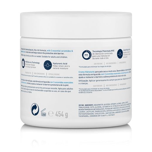 Cerave Crema Hidratante 454g