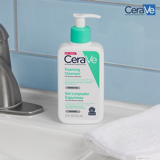 Cerave Gel Limpiador Espumoso 236ml