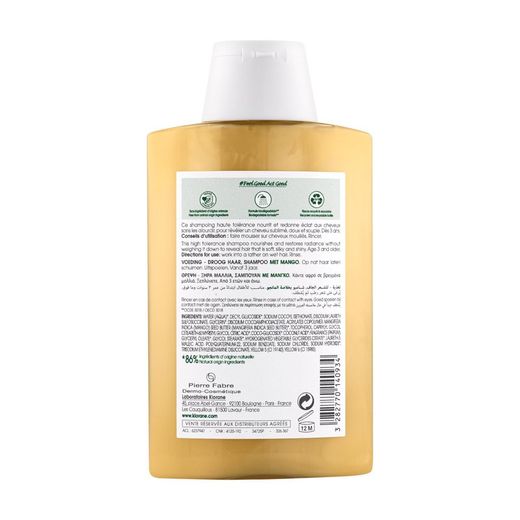 Klorane Champu Manteca De Mango 200ml