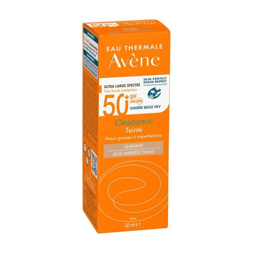 Eau Thermale Avène Cleanance Solar Facial Spf 50+ Color 50ml