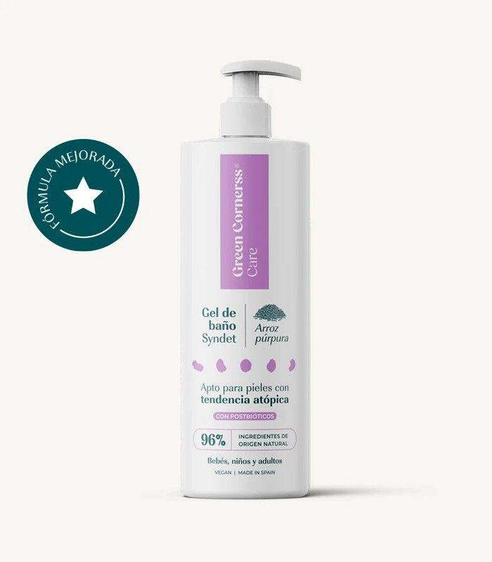 Green Cornerss Gel de Baño de  Arroz Purpura 400ml