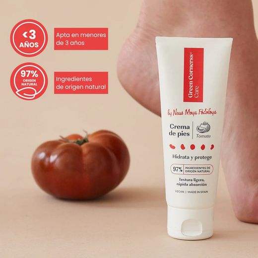 Green Corners Crema de pies de Tomate 75ml
