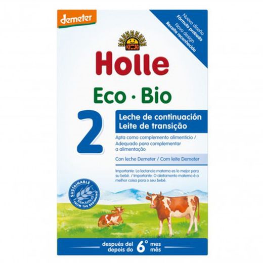 Holle 2 Leche de Vaca Eco 1 Envase 600gr