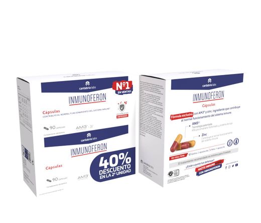 Inmunoferon pack 2 cajas 90 capsules