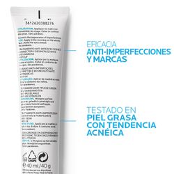 La Roche-Posay Effaclar Duo (+) Tratamiento Anti-imperfecciones y Marcas con Protección spf30 40 ml