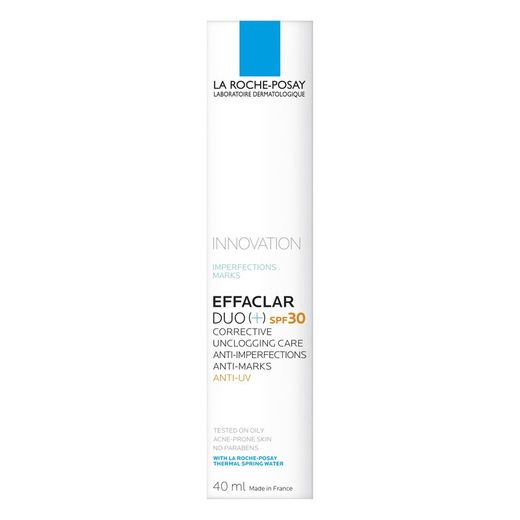 La Roche-Posay Effaclar Duo (+) Tratamiento Anti-imperfecciones y Marcas con Protección spf30 40 ml