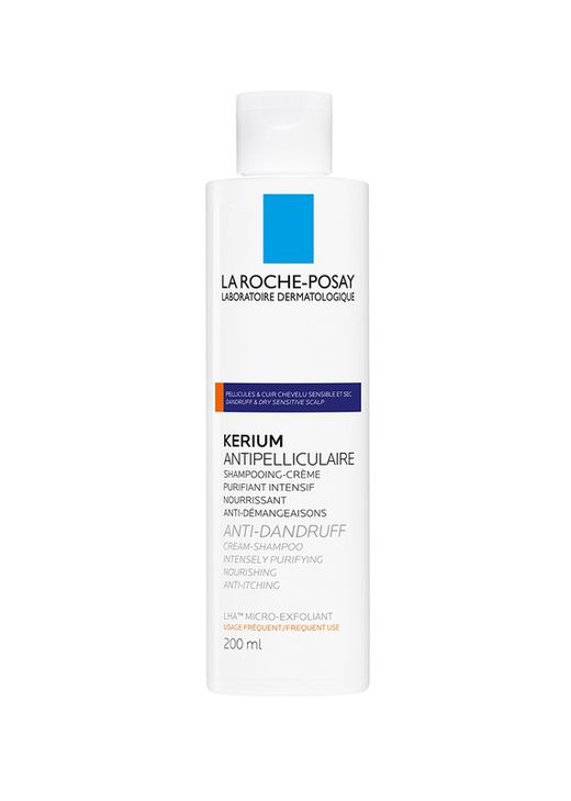 La Roche Posay Kerium Champú Caspa Seca Uso Frecuente