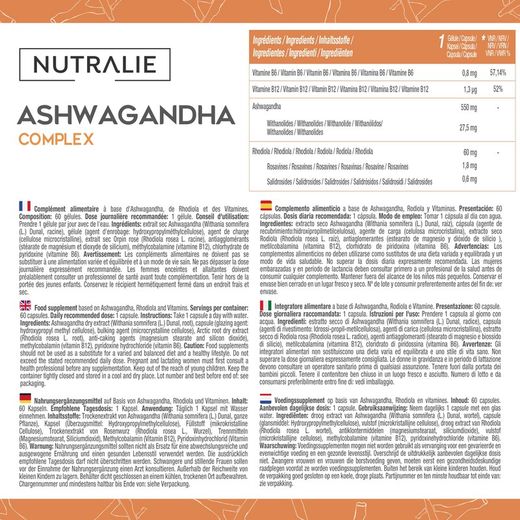 Nutralie Ashwagandha Complex 60 cápsulas