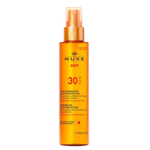 Nuxe Sun Aceite Bronceador Rostro y Cuerpo SPF 30 150ml