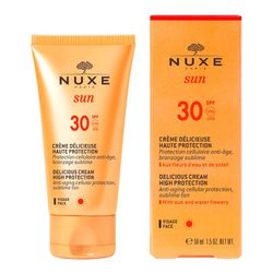 Nuxe Sun Crema Facial Deliciosa Alta Protección Spf30 50ml