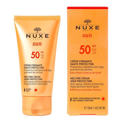 Nuxe Sun Creme Fondate Haute Protection Spf50 Visage