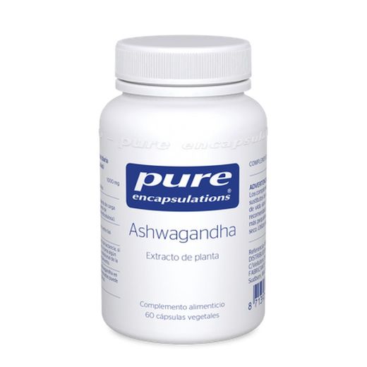PURE Encapsulations Ashwagandha 60 cápsulas 41g
