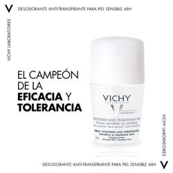 Vichy Desodorante Bola Reguladora Piel Sensible 48H